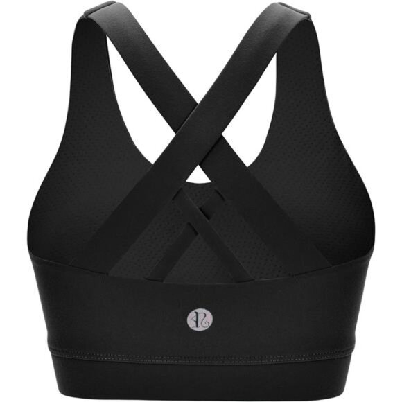 Women's Criss-Cross Back Padded Sports Bra with Removable Cups - Picture 5 of 8
